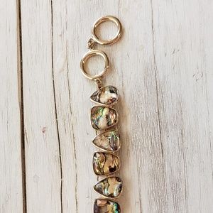 Bracelet gold with stones